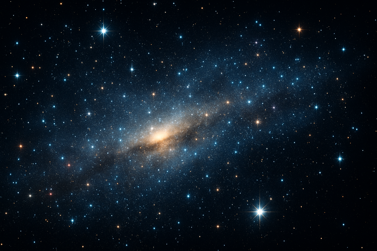 BLACK BACKGROUD GALAXY OF STARS